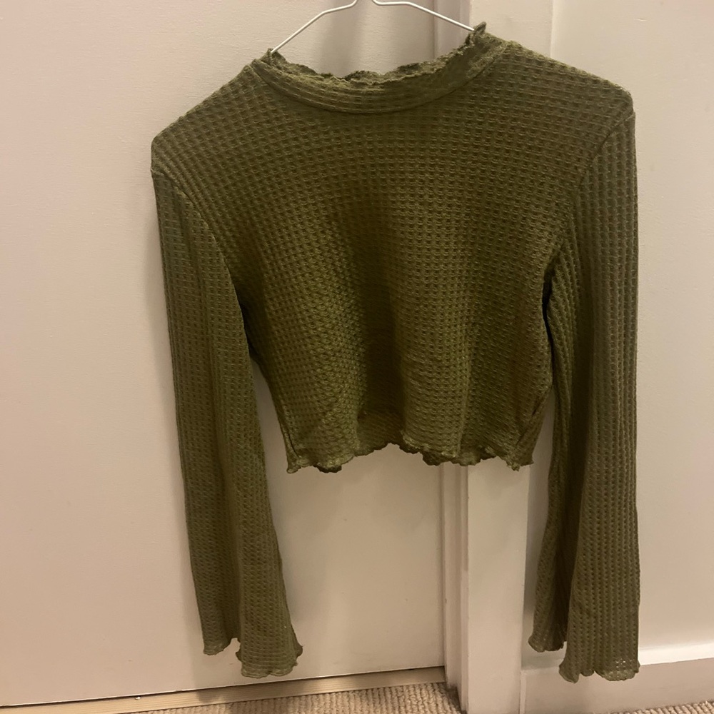 Cropped mock tee - Picture 2 of 2